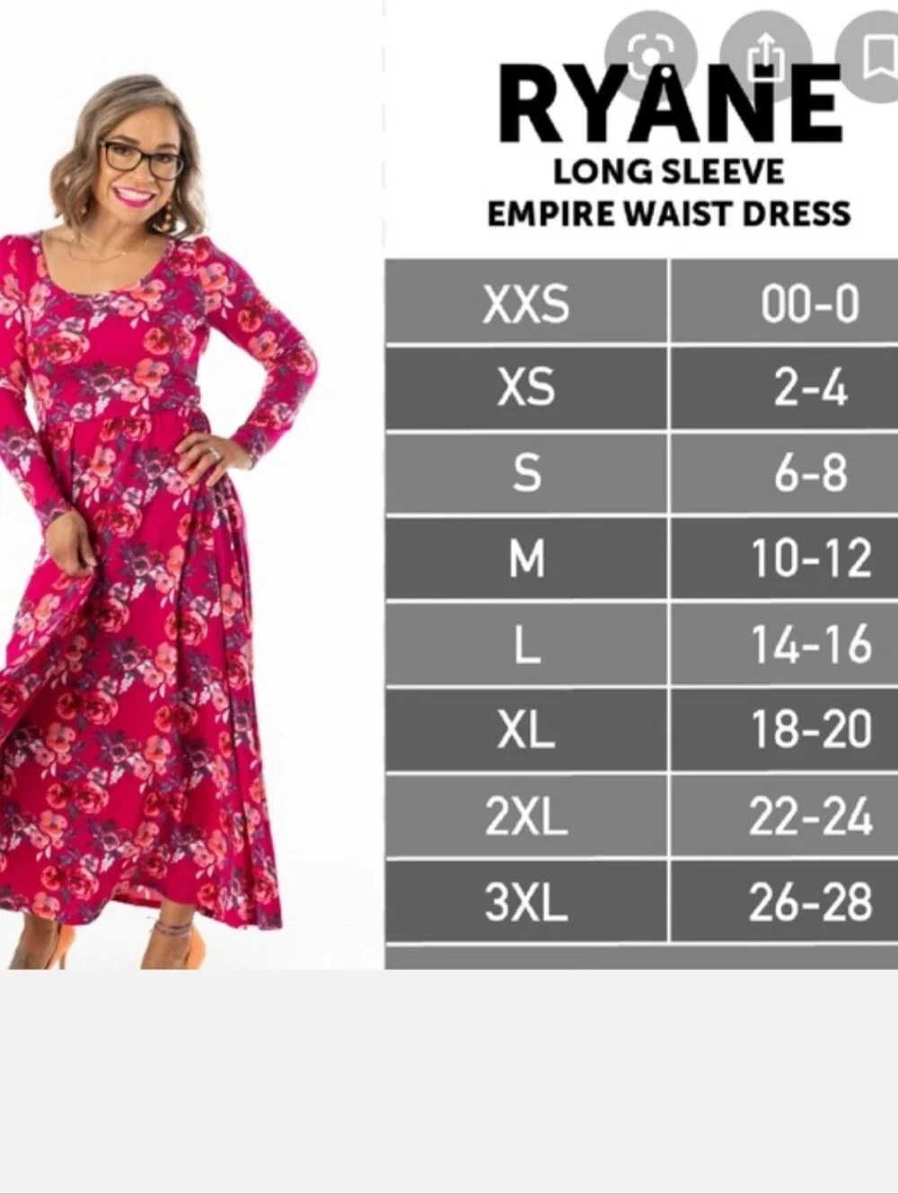 Lularoe Ryane Floral Dress Size Medium Colorful Boho Cottagecore Modest
